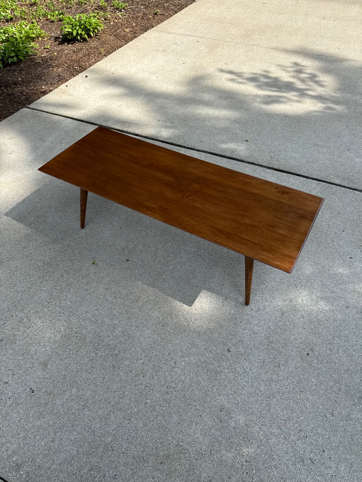 Paul McCobb Planner Group coffee table after restoration